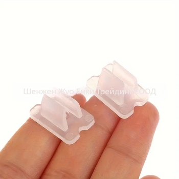 Клип за фиксиране на LED лента (PC/PP, инжекционно формоване, 2 g)