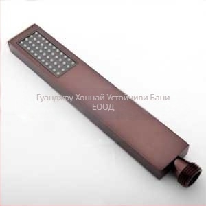 ORB водопаден комплект за вана и ръчен душ, стенен монтаж, меден, модел HD-0909b, функции: балончета, дъжд, пръскане