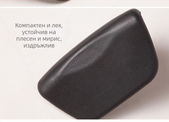 Ванова възглавничка за глава с тънък ръб – PU материал, марка Concentric Bath Pillow, за масаж във ваната, формована конструкция, стил модерен минимализм