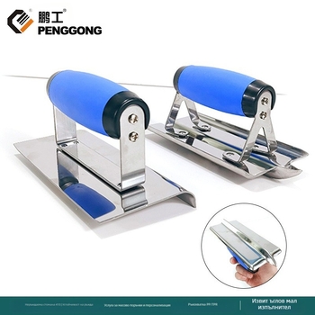 Peng gong 410 неръждаема стомана шпакловъчен нож за стени с остър извит ъгъл