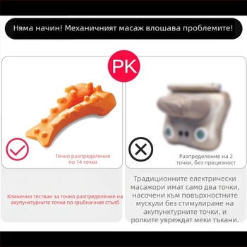 EVA масажна възглавница за шията – аксесоари за йога за здравословен масаж