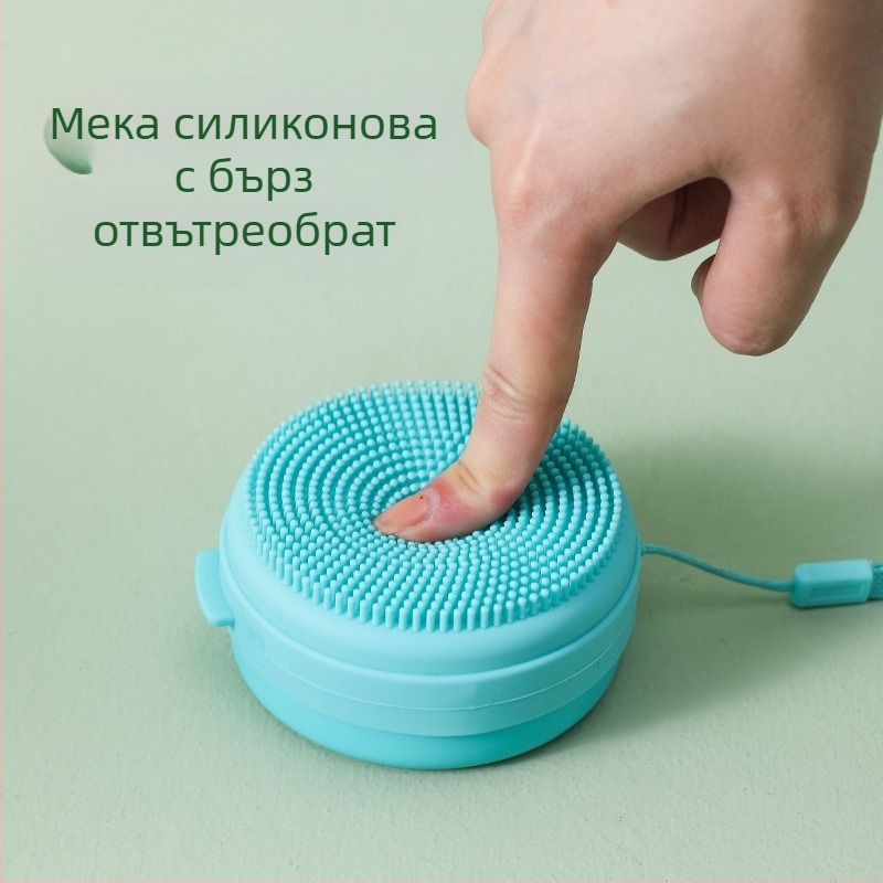Силиконова душ-четка и масажна четка за обща употреба