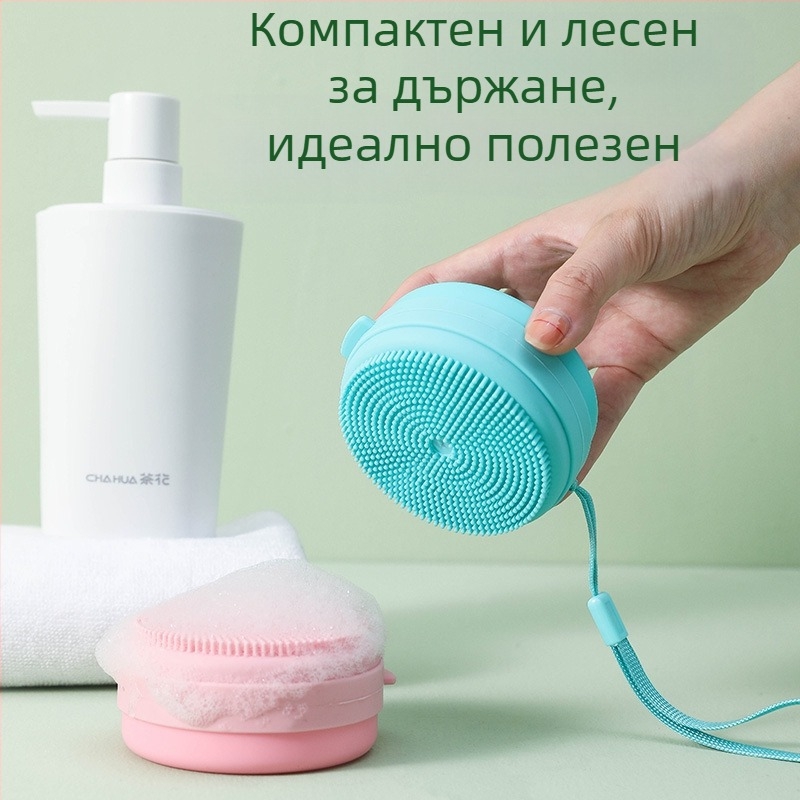 Силиконова душ-четка и масажна четка за обща употреба