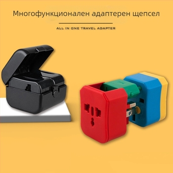 Мултифункционален адаптер за щепсел – 3C сертифициран, напрежение 50–440V, за пътуване