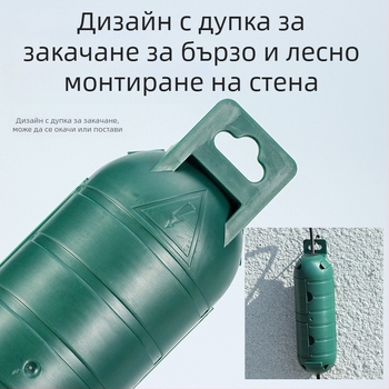 Външна водоустойчива кутия за кабелни съединители с един вход и един изход, пластмасова, висока якост