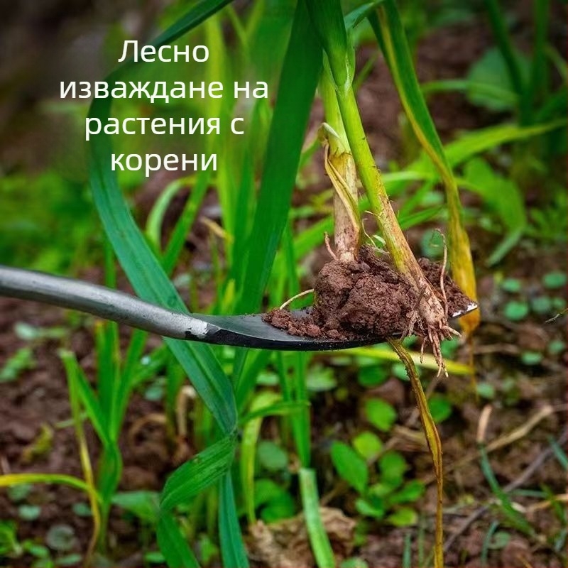 Градинска ръчна лопатка за чесън и диви зеленчуци – ръчен инструмент за копаене на чесън и зелени в градината