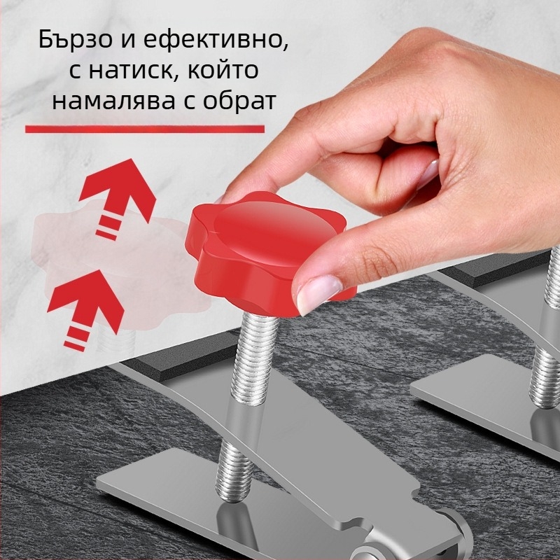 Huiyu инструмент за нивелиране на плочки – хром-ванадиева стомана, универсална употреба, подходящ за домашно полагане на плочки