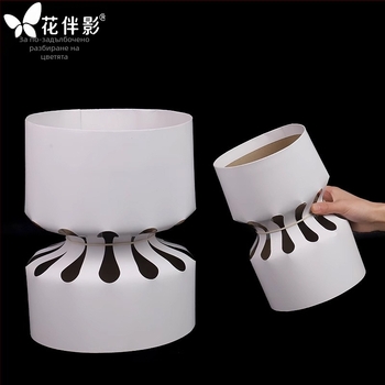 Картонени листове за оформяне на букети, щанцово рязани, пакет 10 листа за опаковки за цветарски магазини