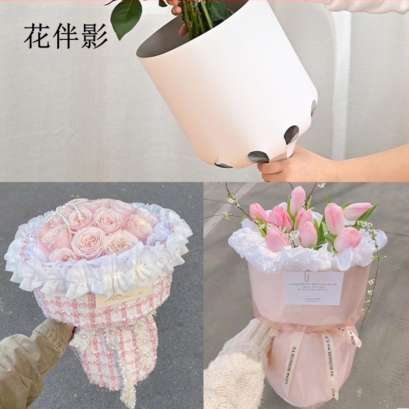 Картонени листове за оформяне на букети, щанцово рязани, пакет 10 листа за опаковки за цветарски магазини