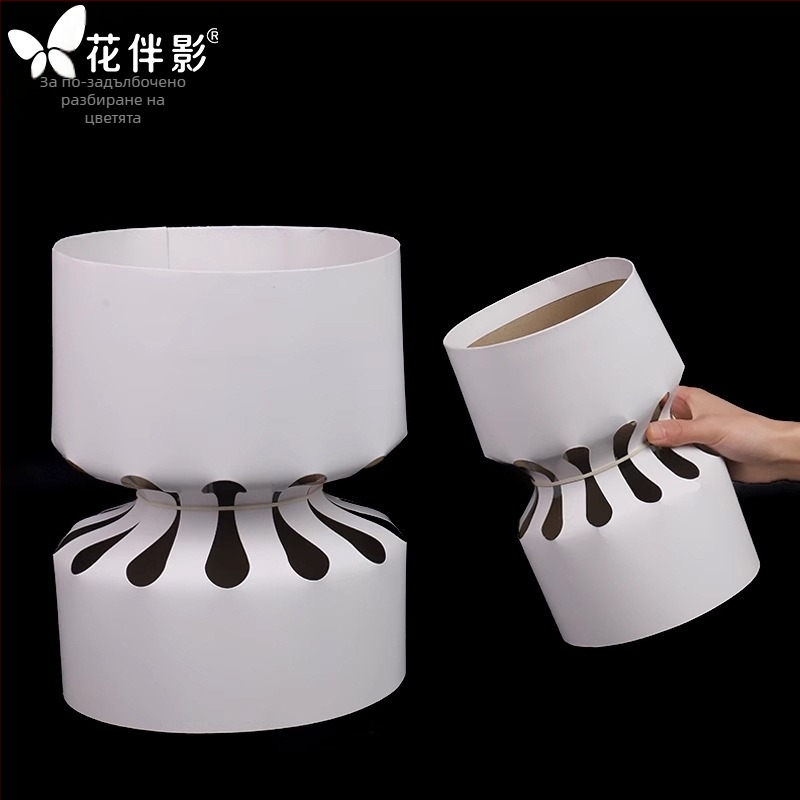 Картонени листове за оформяне на букети, щанцово рязани, пакет 10 листа за опаковки за цветарски магазини