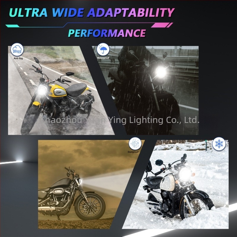 Wrangler фара за мотоциклет - авиационен алуминий, LED, рефлекторна чашка