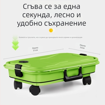 YiFun PP сгъваема кофа с воден пистолет на литиева батерия за високо налягане миене на автомобили