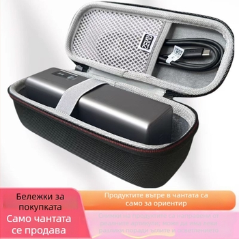 Кутия с твърд EVA корпус за Cuktech No.15/No.20 енергийна колона за съхранение; материали: Oxford плат + EVA + кристално кадифе; изработка: термотрансфер; носимост: до 10 кг