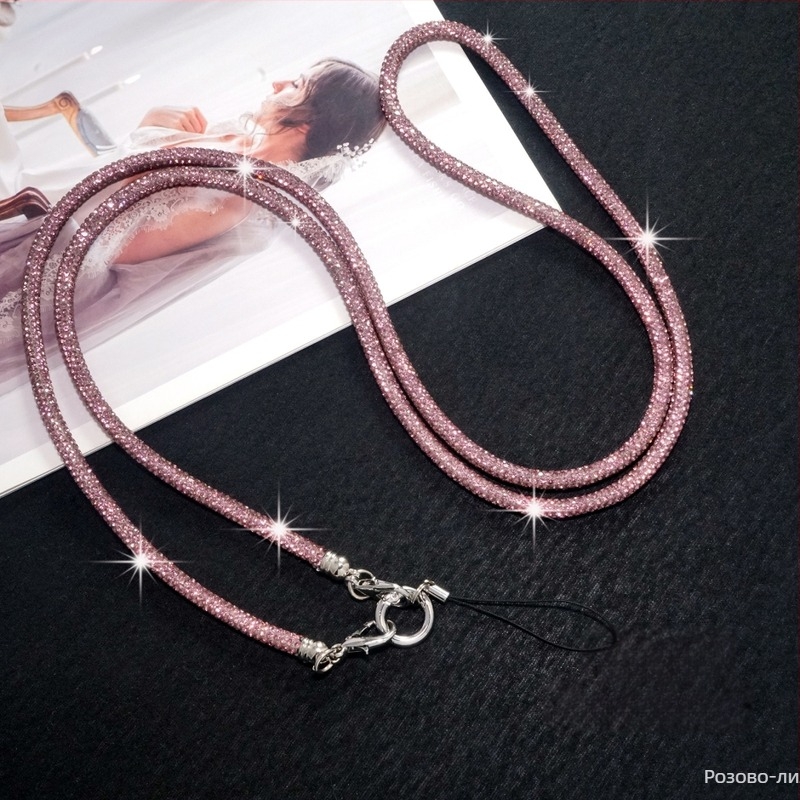 Телефонна каишка, PU материал, ръчна изработка, въже от високоеластичен памук, метална катарама, марка Blo bao