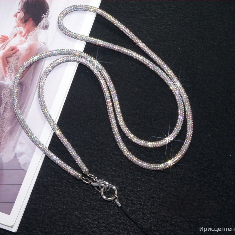 Телефонна каишка, PU материал, ръчна изработка, въже от високоеластичен памук, метална катарама, марка Blo bao