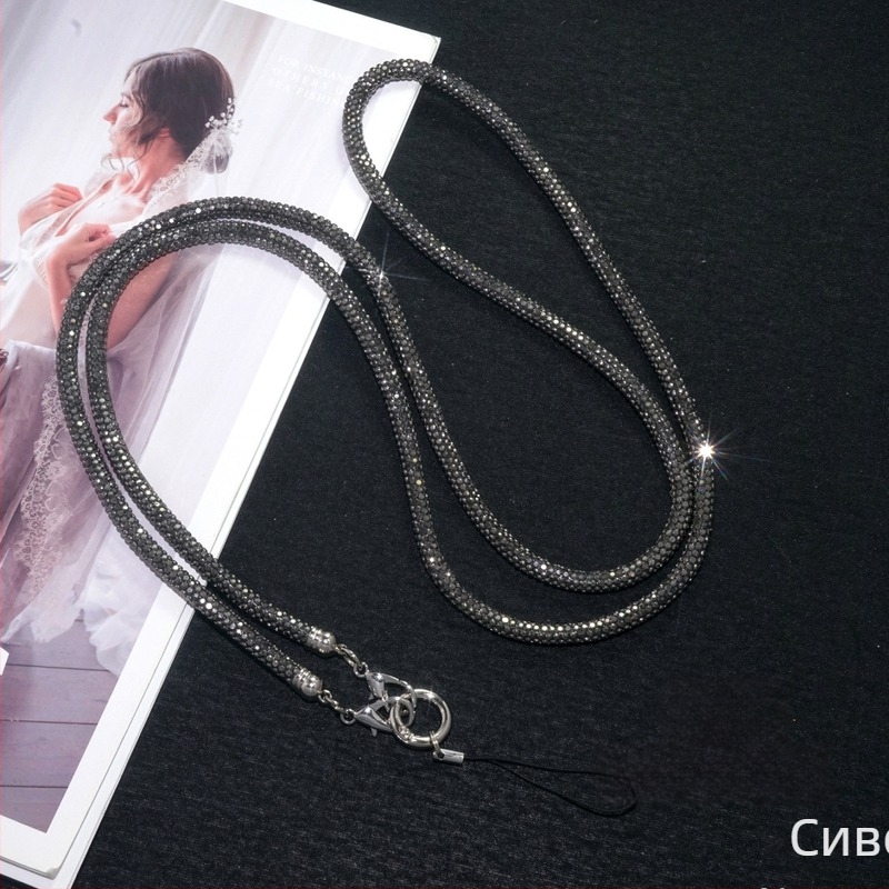 Телефонна каишка, PU материал, ръчна изработка, въже от високоеластичен памук, метална катарама, марка Blo bao