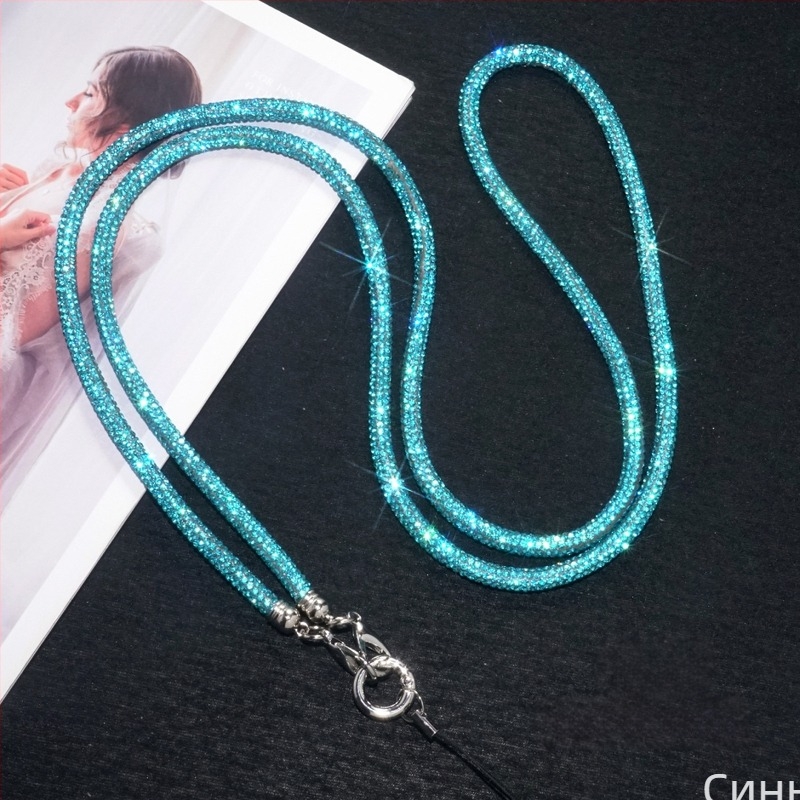 Телефонна каишка, PU материал, ръчна изработка, въже от високоеластичен памук, метална катарама, марка Blo bao