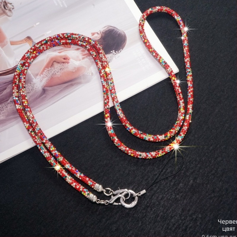 Телефонна каишка, PU материал, ръчна изработка, въже от високоеластичен памук, метална катарама, марка Blo bao