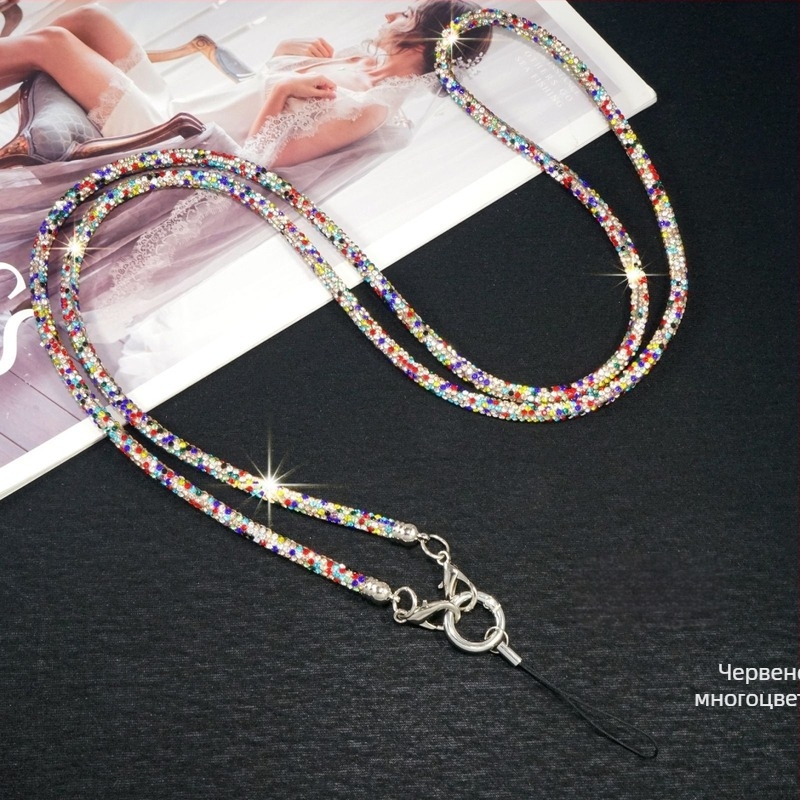 Телефонна каишка, PU материал, ръчна изработка, въже от високоеластичен памук, метална катарама, марка Blo bao