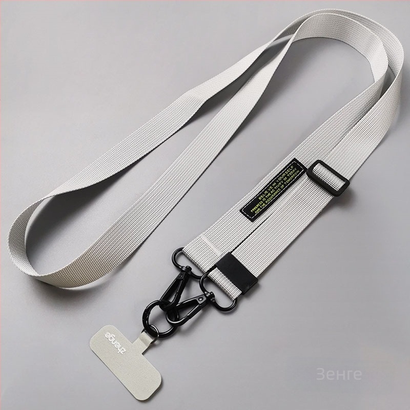 Телефонна каишка презрамка за кръст, регулируема дълга, ръчна изработка, мултифункционална, геометричен висящ елемент, марка Jane Grids