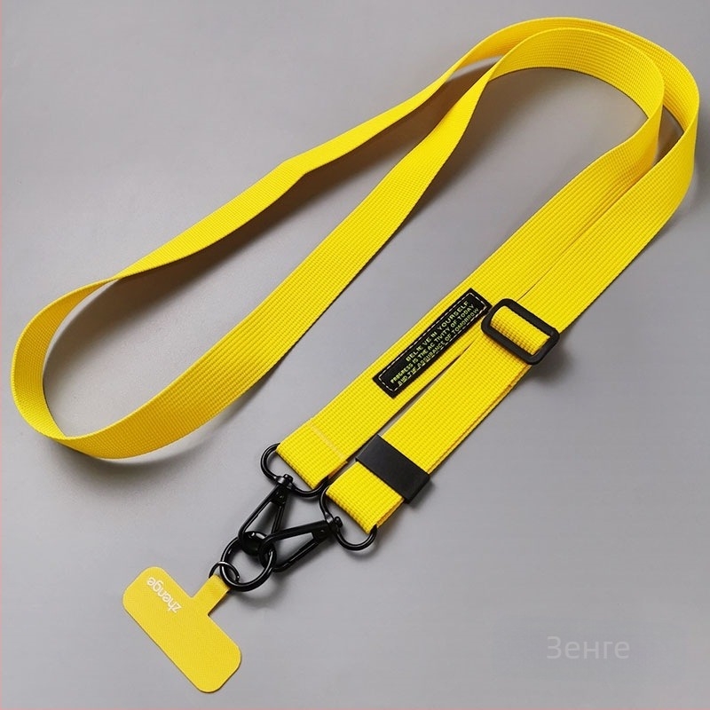 Телефонна каишка презрамка за кръст, регулируема дълга, ръчна изработка, мултифункционална, геометричен висящ елемент, марка Jane Grids