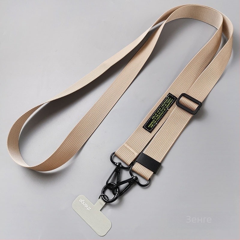 Телефонна каишка презрамка за кръст, регулируема дълга, ръчна изработка, мултифункционална, геометричен висящ елемент, марка Jane Grids