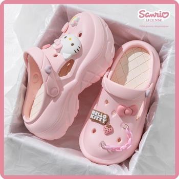 Sanrio дамски обувки с EVA платформа, Hello Kitty – за плаж и открита употреба