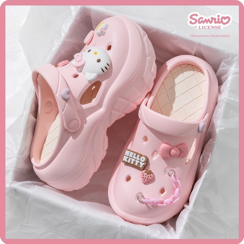 Sanrio дамски обувки с EVA платформа, Hello Kitty – за плаж и открита употреба