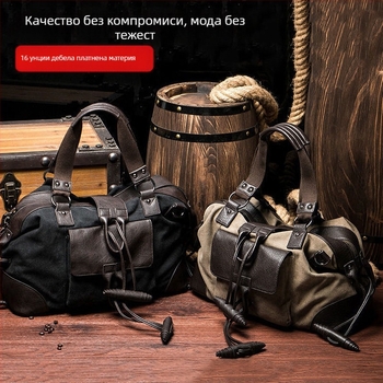 Унисекс чанта през рамо от EVA, платнена подплата, хоризонтално квадратна форма, crossbody стил, пролет 2025