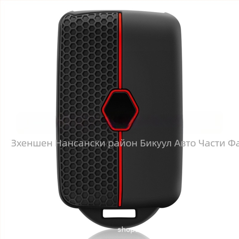 Силиконов калъф за ключ Renault Koleos 2022 с пчелна шарка
