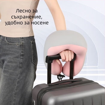 Chegeshi У-образна пътна възглавница за шия, пълнеж от мемори пяна, външен материал – синтетично влакно, за всички сезони, оригинален стил