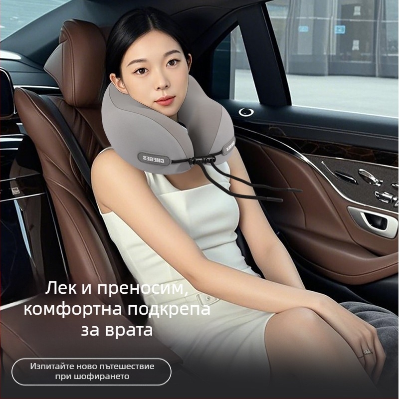 Chegeshi У-образна пътна възглавница за шия, пълнеж от мемори пяна, външен материал – синтетично влакно, за всички сезони, оригинален стил