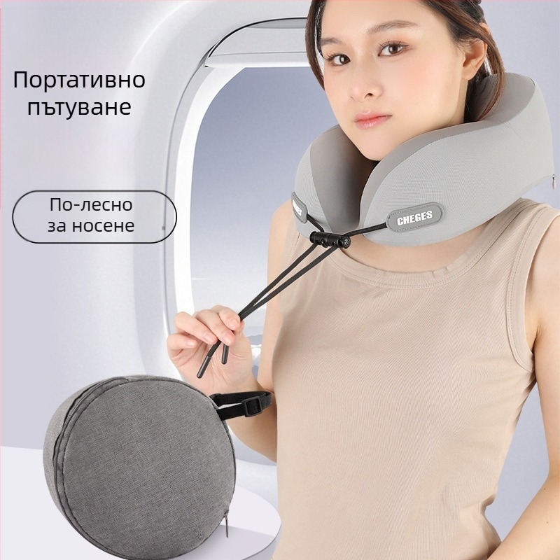 Chegeshi У-образна пътна възглавница за шия, пълнеж от мемори пяна, външен материал – синтетично влакно, за всички сезони, оригинален стил