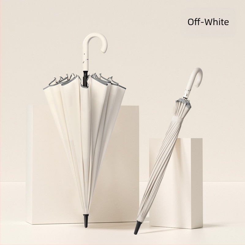 Рекламен чадър с цветен мотив, 16-ребрен каркас, дълга дръжка, автоматично отваряне, полуавтоматично затваряне, печат на лого, 190T плат