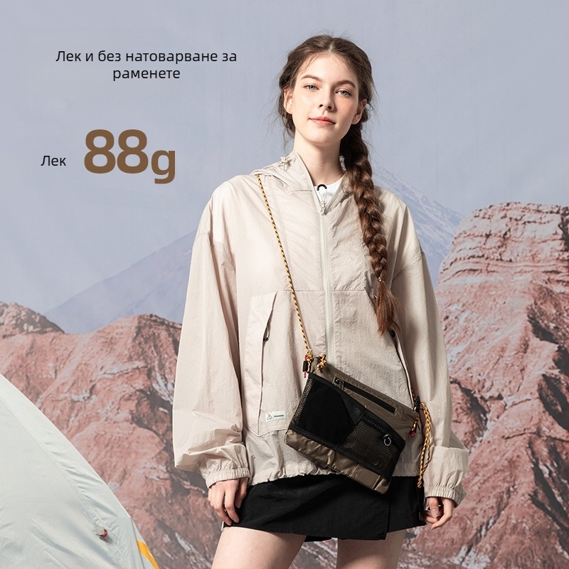 PLAY-KING Нейлонова кръстосана чанта за спорт на открито – водоустойчива, ултаралека, сгъваема, унисекс телефонна чанта