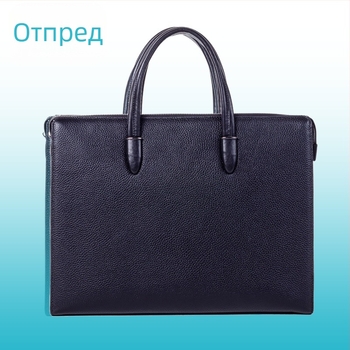 Fly Locke кожена делова чанта с защита срещу кражба за бизнес пътуване