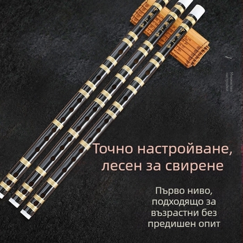 Флейта MUTONG, модел 203, характеристики CDEFG, опаковка: платнена чанта