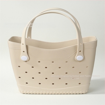 EVA раменна чанта за плажа с дупков дизайн – персонализиран печат, дебелина 3.5 мм, плътност 35, мека и водоустойчива