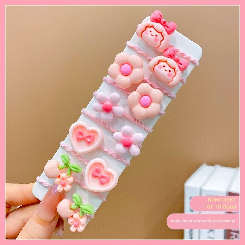 Ластици за коса и шнурчета, Акрил, Детски стил, Серия Принцеси