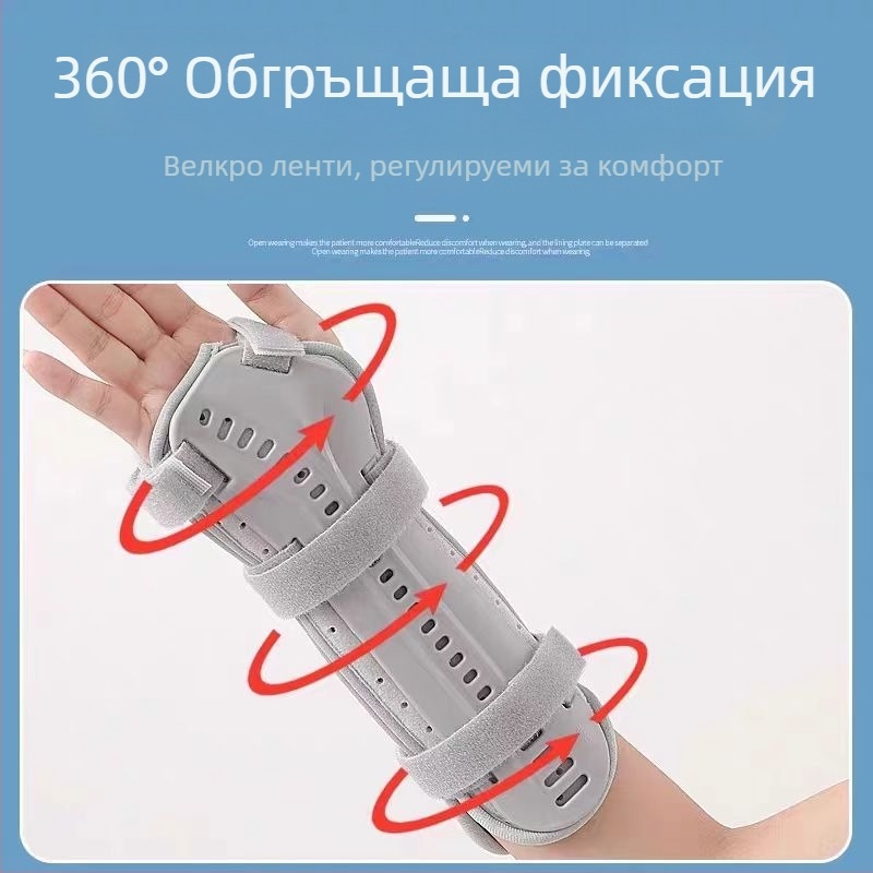 Регулируема киткова шина и защита за предмишницата