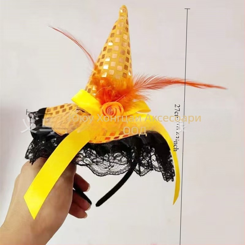 Ободка за коса с пайети Marvel, ръчна изработка от плат, за деца над 10 години