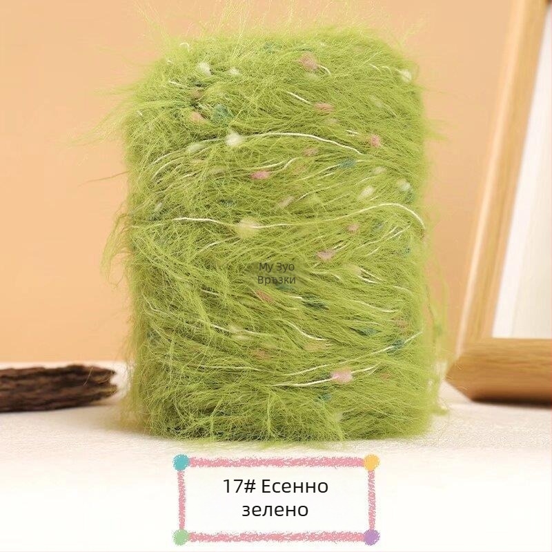 Muzo прежда mink velvet – ринг-спинване, за ръчно плетене