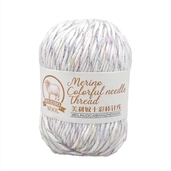 Мерино смесена прежда, ring-spun, за тъкане и плетене на ръка, произход Хебей