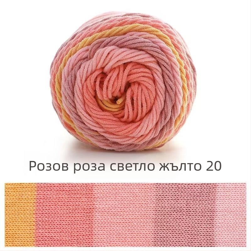 Ruyi Bird комплект прежда за ръчно плетене — смесена, ring-spun прежда от Хебей за плетени пуловери и шапки