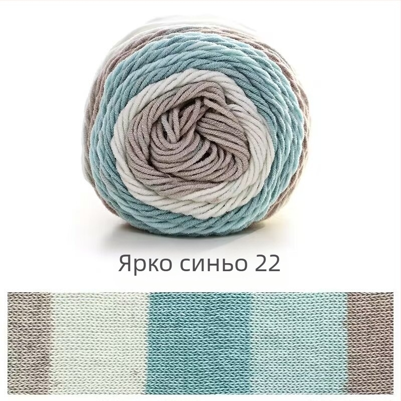 Ruyi Bird комплект прежда за ръчно плетене — смесена, ring-spun прежда от Хебей за плетени пуловери и шапки