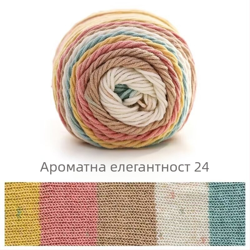 Ruyi Bird комплект прежда за ръчно плетене — смесена, ring-spun прежда от Хебей за плетени пуловери и шапки