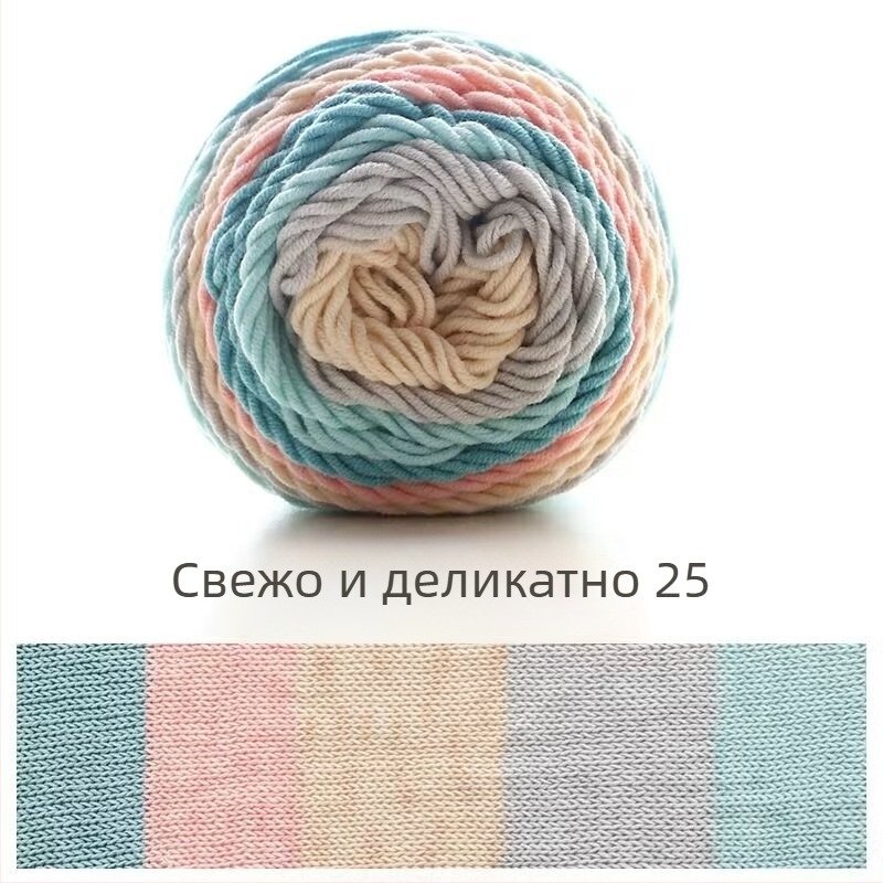 Ruyi Bird комплект прежда за ръчно плетене — смесена, ring-spun прежда от Хебей за плетени пуловери и шапки