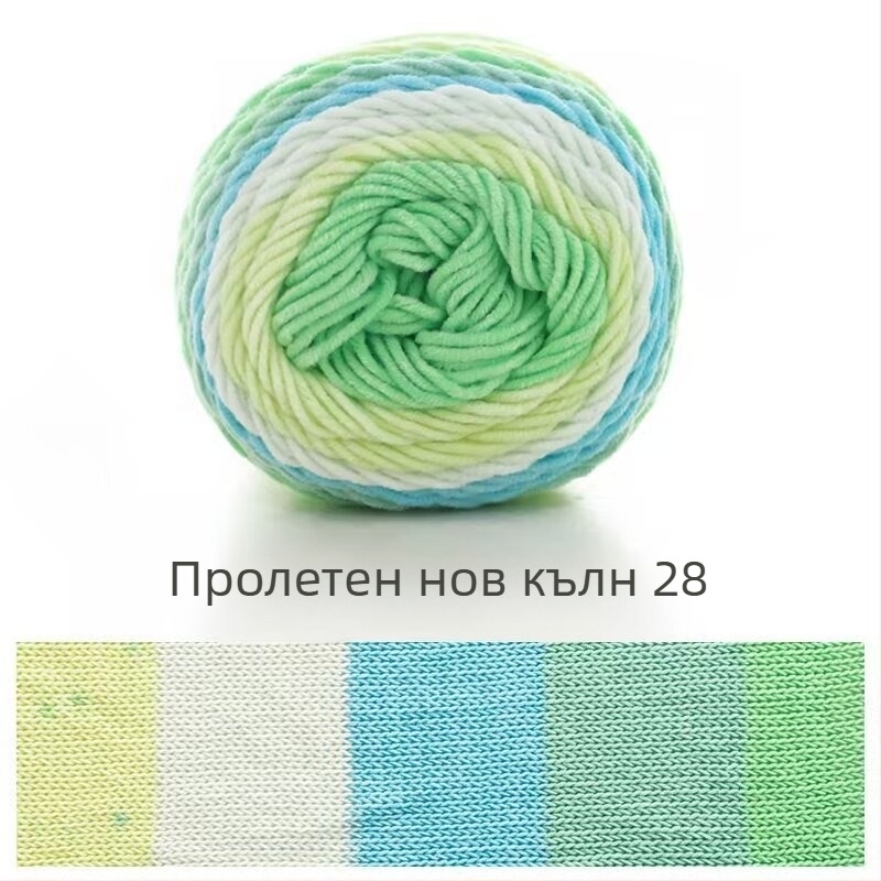 Ruyi Bird комплект прежда за ръчно плетене — смесена, ring-spun прежда от Хебей за плетени пуловери и шапки