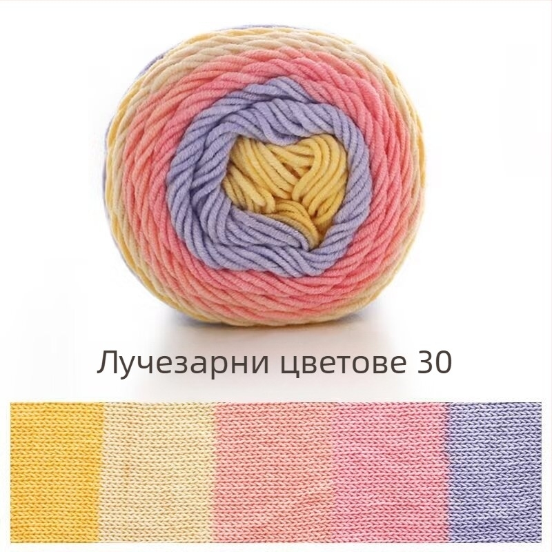 Ruyi Bird комплект прежда за ръчно плетене — смесена, ring-spun прежда от Хебей за плетени пуловери и шапки