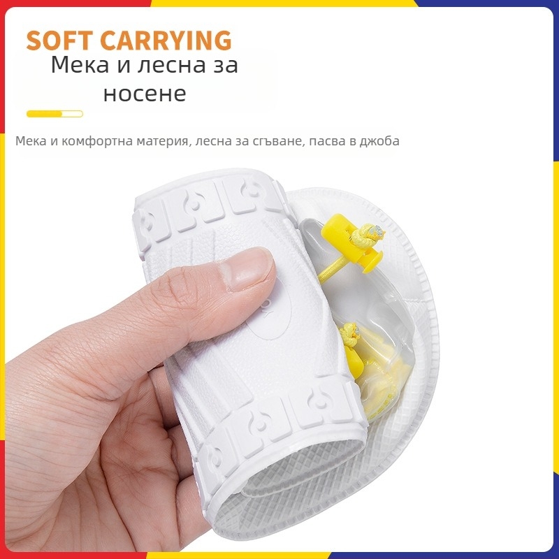 Детски калъфи за дъждовни ботуши – водоустойчиви, противохлъзгащи, износоустойчиви, антизамърсяващи; карикатурни дизайни: единорог, патка, динозавър, мечка